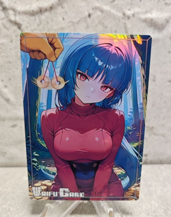 Sabrina Trading Card Waifu Goddess Story Anime Girl holo Karte Manga Full Art - Image 1