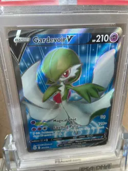 PSA 9 MINT Gardevoir V 070/073 (Champion's Path) Full Art Pokemon Card - Image 2