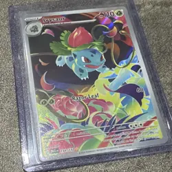 Pokemon TCG Mega Evolutions Ivysaur 134/132 IR Illustration Rare English Card - Image 2