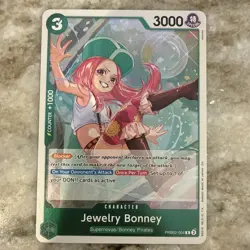 One Piece Card Game Jewelry Bonney PRB02-004 Rare NM - Image 1