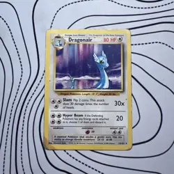 Pokemon TCG Dragonair 18/102 Base Set Non-Holo Rare Card Vintage HP - Image 1