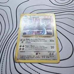 Pokemon TCG Dragonair 18/102 Base Set Non-Holo Rare Card Vintage HP - Image 2
