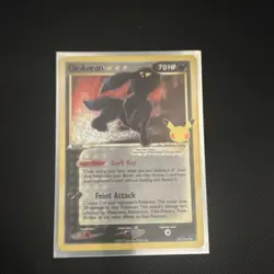 Pokemon Umbreon Star 17/17 Celebrations Classic Collection Holo Stamped Card TCG - Image 1