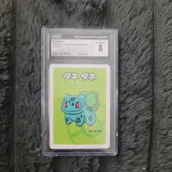 2019 Japanese Pokemon Card Bulbasaur Old Maid graded CGC - Image 1