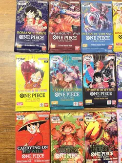 All of One Piece Card Game TCG booster pack OP1-OP13 PRB01-02 EB01-02 Eng sealed - Image 3