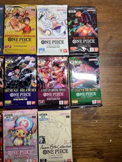 All of One Piece Card Game TCG booster pack OP1-OP13 PRB01-02 EB01-02 Eng sealed - Image 4