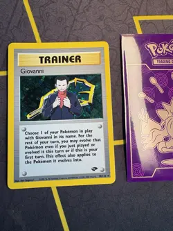 Pokemon Card Giovanni 18/132 Holo Rare Gym Challenge Unlimited 056💎NM +💎 - Image 1