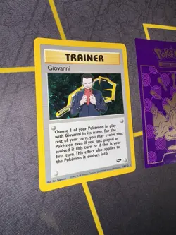 Pokemon Card Giovanni 18/132 Holo Rare Gym Challenge Unlimited 056💎NM +💎 - Image 2