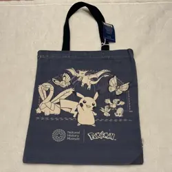 Pokemon Natural History Museum Pikachu Jumbo Promo Card, tote bags & notebook - Image 4