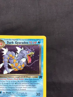 Pokemon Cards: Team Rocket Rare Holo Prerelease: Dark Gyarados 8/82 - Image 4