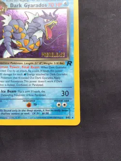 Pokemon Cards: Team Rocket Rare Holo Prerelease: Dark Gyarados 8/82 - Image 5