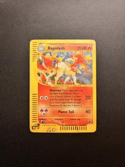 Rapidash 26/165 Expedition Holo Rare Pokemon Card WOTC English – LP Inked Front - Image 2