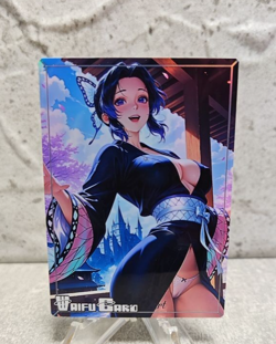 Shinobu Trading Card Waifu Goddess Story Anime Girl holo Karte Manga Full Art - Image 1