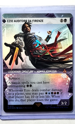 MTG Magic The Gathering ACR Assassins Creed Foil #131 Ezio Auditore da Firenze - Image 1