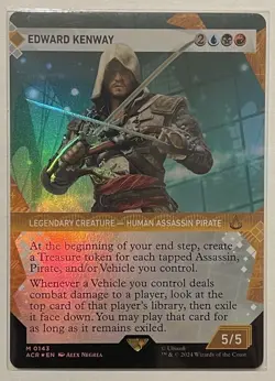 Edward Kenway Showcase Foil - Mythic - Universes Beyond: Assassin's Creed MTG - Image 1
