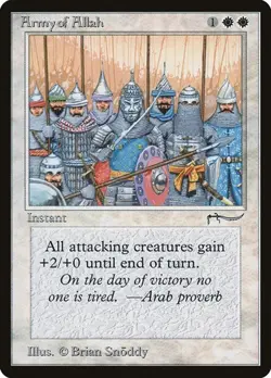Army of Allah Arabian Nights MP MTG - Image 1
