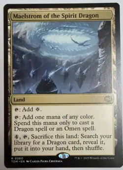 MTG Maelstrom of the Spirit Dragon [Tarkir: Dragonstorm] Near Mint - Image 1