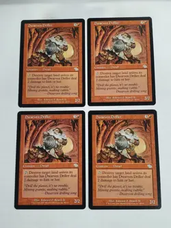 MTG Playset 4x Dwarven Driller (Judgement/Red/U) - BGM - Image 1