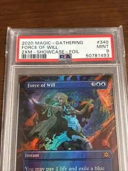 Force Of Will Double Masters Borderless Foil MTG PSA 9 - Image 2
