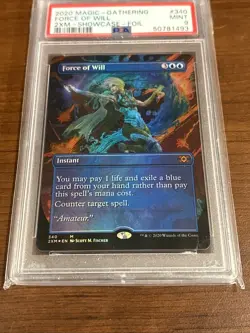 Force Of Will Double Masters Borderless Foil MTG PSA 9 - Image 3