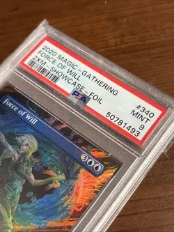 Force Of Will Double Masters Borderless Foil MTG PSA 9 - Image 4