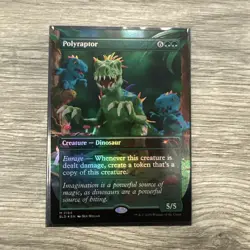 Polyraptor #2194 (Rainbow Foil) (NM) Secret Lair Play-Doh Extra Life SLD MTG - Image 1