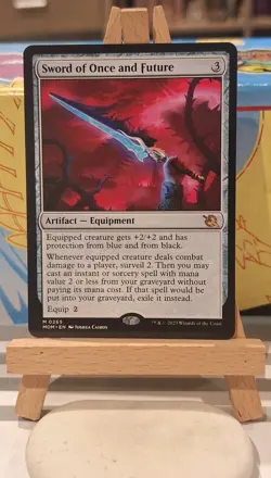 MTG - SWORD OF ONCE AND FUTURE - (MOM 0265) - Mythic - March of The Machine - NM - Image 1