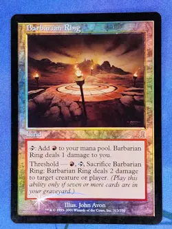 1x FOIL Barbarian Ring, NM/LP, Odyssey (ODY), Magic: the Gathering, MtG - Image 1
