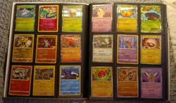 POKEMON BINDER 400 CARDS 140+ RARE HOLO/RV HOLO , 200+ RV HOLOS, SOME VINTAGE - Image 1