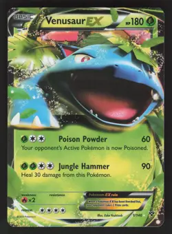 Venusaur EX 1/146 Pokemon TCG XY Base Set LP - Image 1