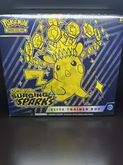 Pokemon TCG Scarlet & Violet - Surging Sparks Sealed Elite Trainer Box - Image 1