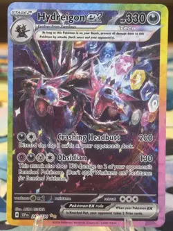 Pokemon TCG Hydreigon EX Surging Sparks SAR 240/191 Mint Condition - Image 1