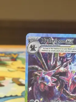 Pokemon TCG Hydreigon EX Surging Sparks SAR 240/191 Mint Condition - Image 2