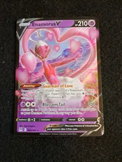 Pokemon TCG Enamorus V Sword & Shield - Lost Origin 082/196 Regular Ultra Rare - Image 1