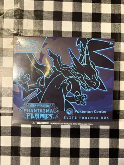 Phantasmal Flames Pokemon Center ETB (Elite Trainer Box) - Pokemon TCG - Sealed - Image 1