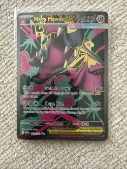 Pokemon TCG Mega Evolution Holo Ultra Rare Card Mega Mawile EX 162/132 ME01 - Image 1