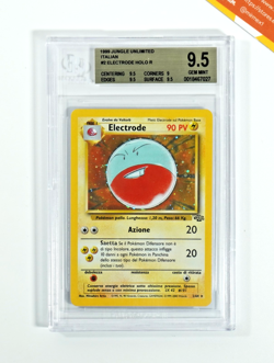 Pokemon BGS 9.5 Electrode #2 Holo Unlimited Jungle 1999 Italiano - Image 1