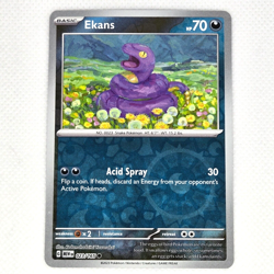 Ekans 023/165 SV Scarlet & Violet 151 Reverse Holo Common Pokemon TCG Near Mint - Image 1
