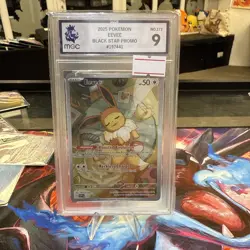 Pokemon Eevee TCG Prismatic Evolutions ETB Promo SV173 Ace Graded 9 - Image 4