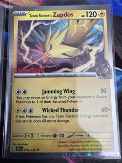 Pokemon Promos Team Rocket's Tyranitar & Pokemon Center & Zapdos Gamestop - Image 3