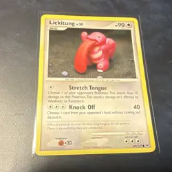 The Pokemon Company Lickitung Platinum 80/127 Regular Common 90 HP 2009 TCG - Image 1