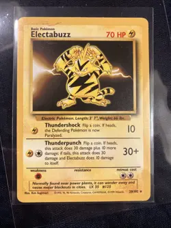 ⚡Electabuzz 020/102 Base Set Regular Unlimited - Pokemon Tcg Mp - Image 1