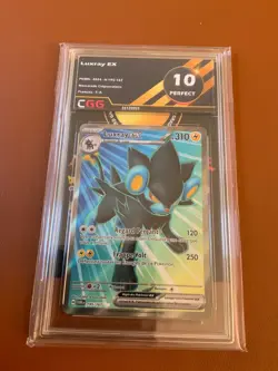 Carte Pokemon GRADEE LUXRAY EX Full Art 195/167 EV06 Mascarade Crepusculaire FR - Image 1