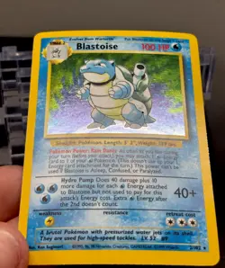 Pokemon Blastoise Base Set 2/102 Holo Rare 100 HP Wizards of the Coast English - Image 3