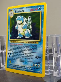 Pokemon Blastoise Base Set 2/102 Holo Rare 100 HP Wizards of the Coast English - Image 4
