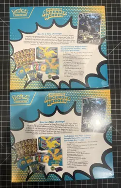 2x Pokemon TCG: Mega Evolution Ascended Heroes Pokemon Center ETB IN HAND - Image 2