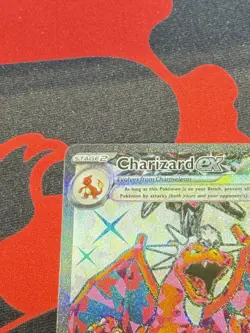 Charizard ex 215/197 Full Art Holo Pokemon Sv Obsidian Flames English Near Mint - Image 3