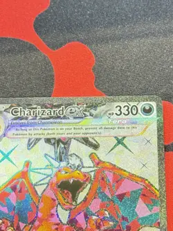 Charizard ex 215/197 Full Art Holo Pokemon Sv Obsidian Flames English Near Mint - Image 4