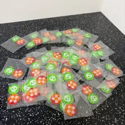 38 x Pokemon TCG Official Acrylic Coins Damage Burn & Poison Counters ETB NEW - Image 1