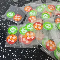 38 x Pokemon TCG Official Acrylic Coins Damage Burn & Poison Counters ETB NEW - Image 3